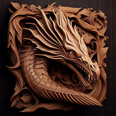 3D model dragon (STL)